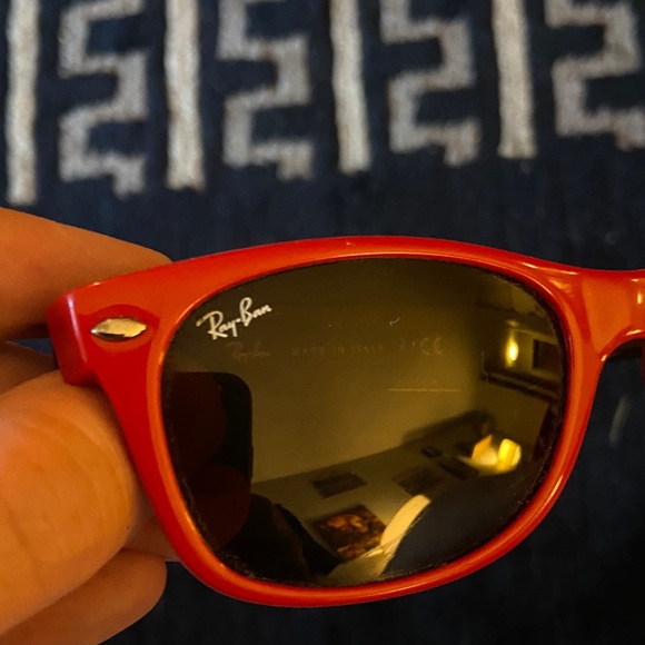 Ray-Ban Classic Red Sunglasses - Picture 2 of 3